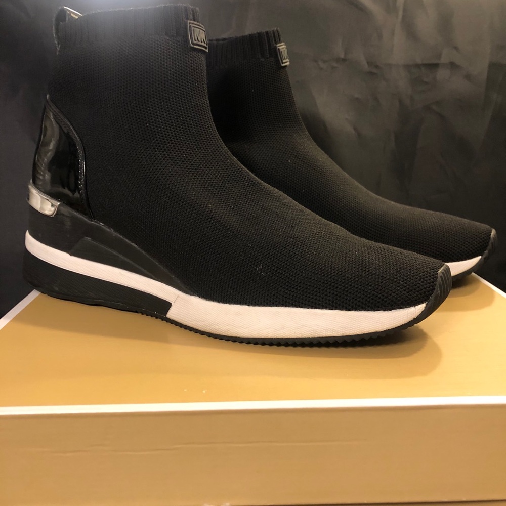 Michael Kors Skyler Stretch Knit Sneaker Sock